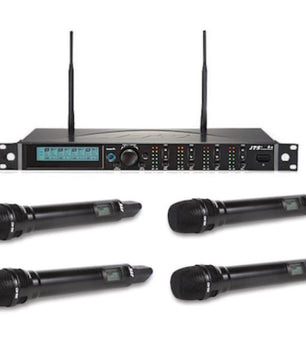 JTS R-4/JSS-4A | 4 Mic Wireless System w/ Condenser Capsules