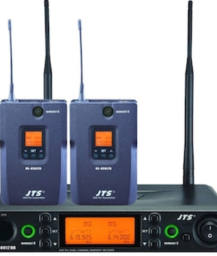 JTS RU8012DB/ RU850LTB | Dual Bodypack Wireless system