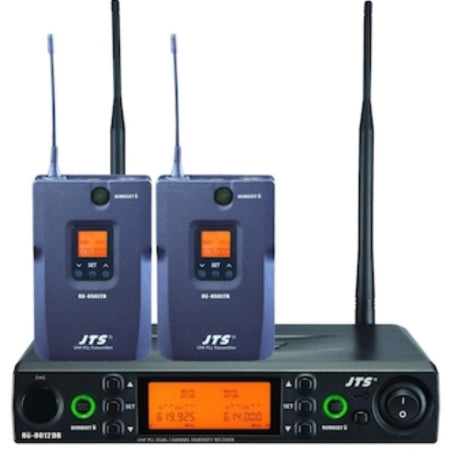 JTS RU8012DB/ RU850LTB | Dual Bodypack Wireless system