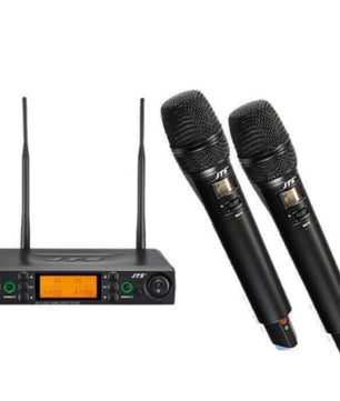 JTS RU8012DB/RU850LTH | Dual Handheld Wireless System | 506–542 MHz with Antenna Diversity