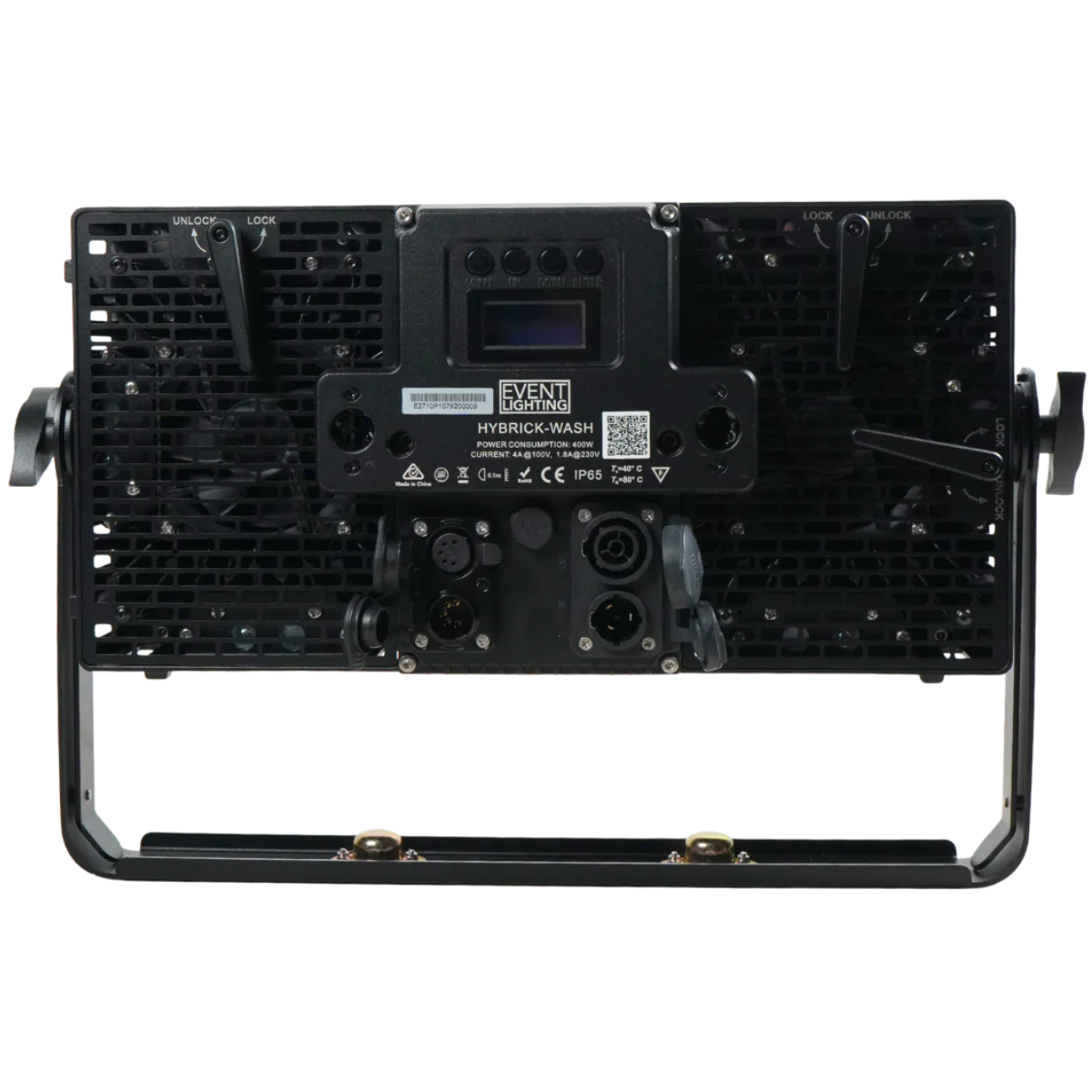 Event Lighting HYBRICK WASH | IP65 RGBW+WW LED Wash | 36x10W with Electronic Frost