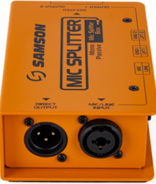 Samson SAMICSPLITT | XLR/TRS Mic Splitter | Passive 3-Output Signal Splitter
