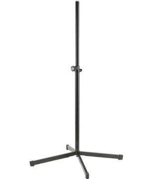 K&M 19500 (black) | Flat-Footprint Speaker Stand | Heavy-Duty 50kg Capacity