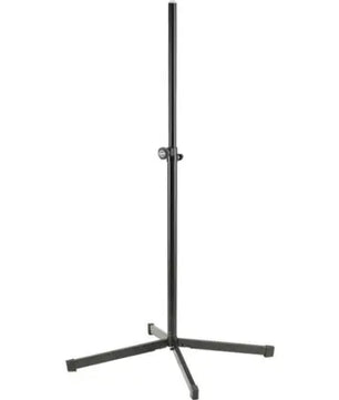 K&M 19500 (black) | Flat-Footprint Speaker Stand | Heavy-Duty 50kg Capacity