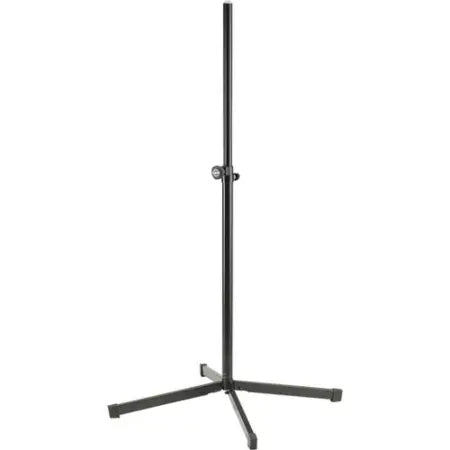 K&M 19500 (black) | Flat-Footprint Speaker Stand | Heavy-Duty 50kg Capacity