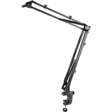 K&M 23840 | Microphone Desk Arm with 3/8" & 5/8" Threads | 960mm Reach & 0.8kg Max Load