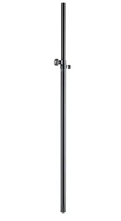 K&M 24623 (Black) | Extra-High Distance Rod with M20 Thread | 2.4m Height & M10 Lighting Mount