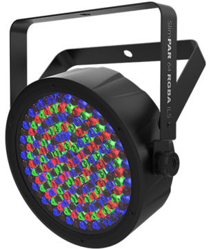 Chauvet DJ SlimPAR 64 RGBA ILS | Compact RGBA Wash Light | ILS & D-Fi USB Compatible with Amber-Enhanced Output