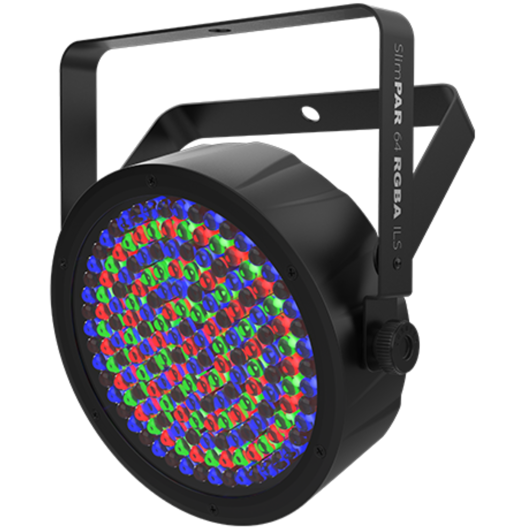 Chauvet DJ SlimPAR 64 RGBA ILS | Compact RGBA Wash Light | ILS & D-Fi USB Compatible with Amber-Enhanced Output
