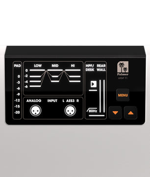 Palmer Orbit 11 W | Dual 8in Woofers - 116dB SPL | White 3-Way Coaxial Studio Monitor