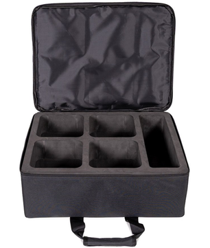 ColorKey MobilePar Mini Hex 4 MKII Carrying Case | Holds 4 Fixtures | Custom-Fit Protective Storage