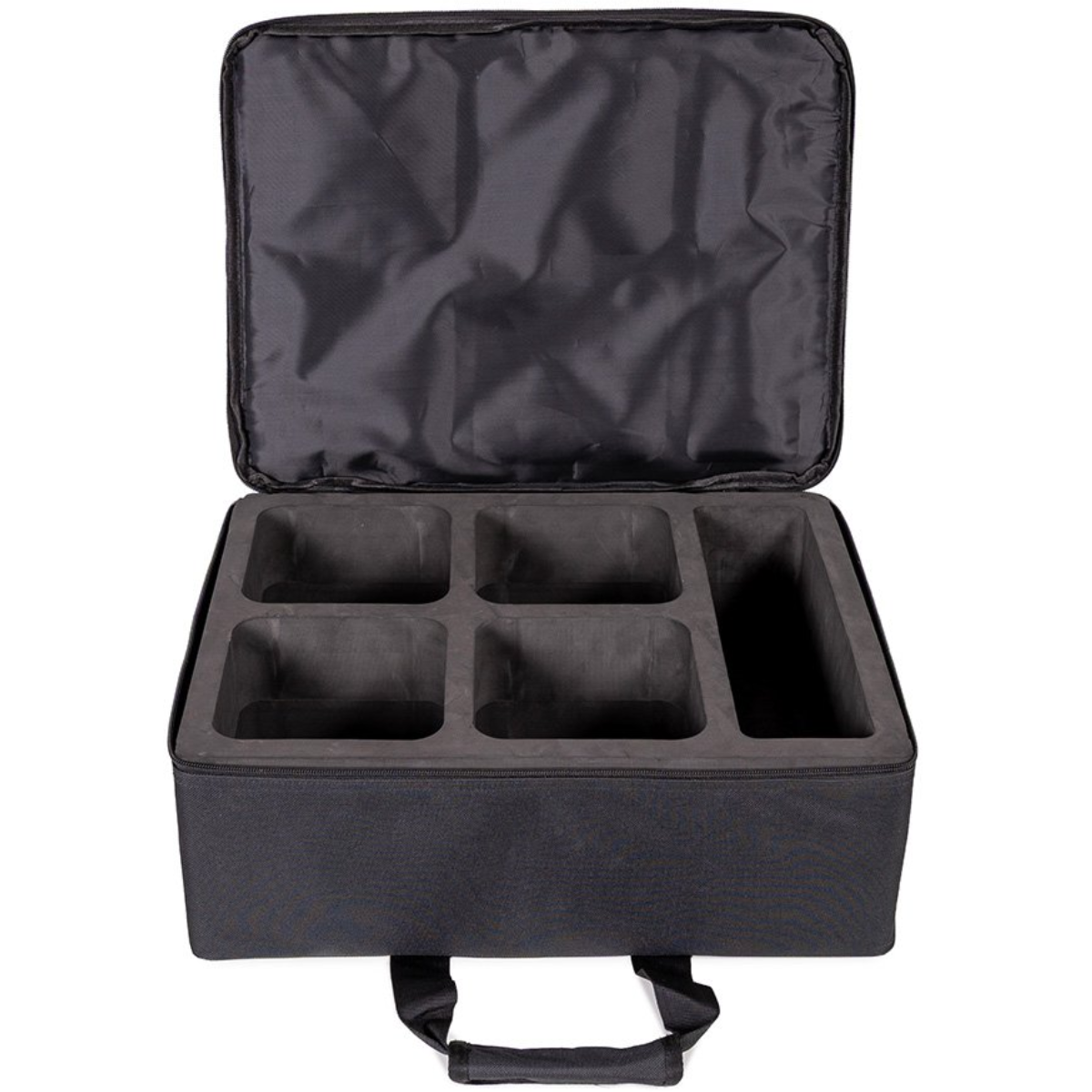 ColorKey MobilePar Mini Hex 4 MKII Carrying Case | Holds 4 Fixtures | Custom-Fit Protective Storage