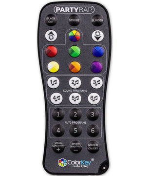 ColorKey PartyBar Mobile 500 EL | Wireless Battery Powered DJ Light Bar | All-in-One Wash System with Stand