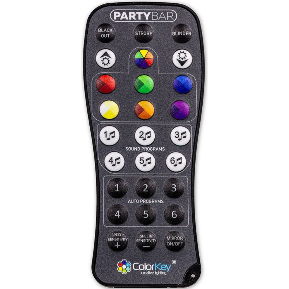 ColorKey PartyBar Mobile 500 EL | Wireless Battery Powered DJ Light Bar | All-in-One Wash System with Stand