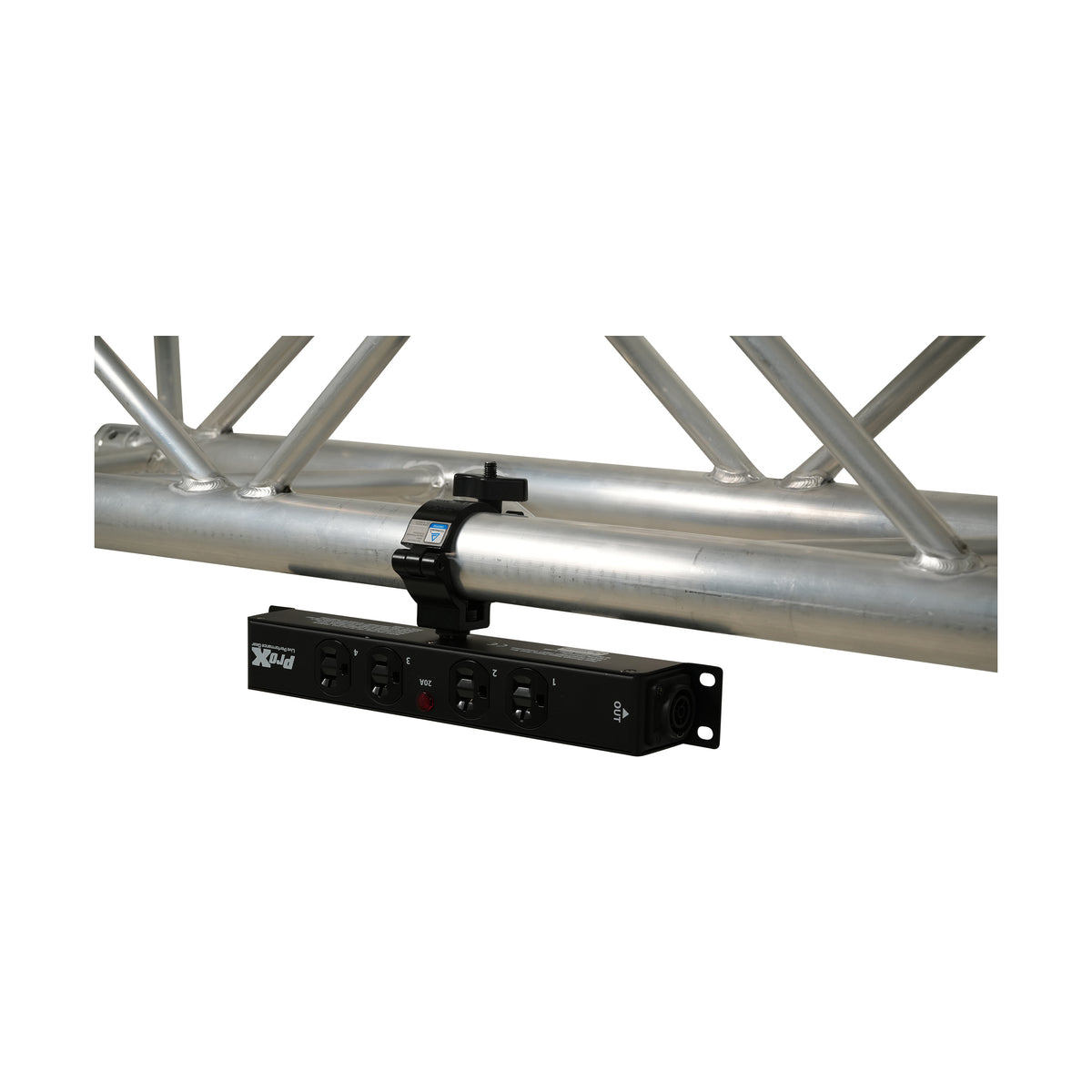 ProX XPWEDX4MAYA | 4 Outlet 20A Power Distribution Box | True1 IN/OUT Pass-Through Design