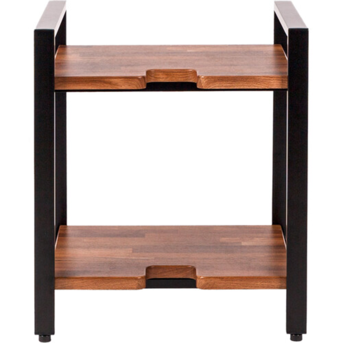 Wavebone Jenga Double Shelf Wood | Studio Storage Rack | Dual Tier Equipment Shelf