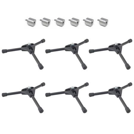 K&M Tripod Stands for Ape Labs Neon Pix | 6-Pack Floor Stands for Neon & Neon Pix