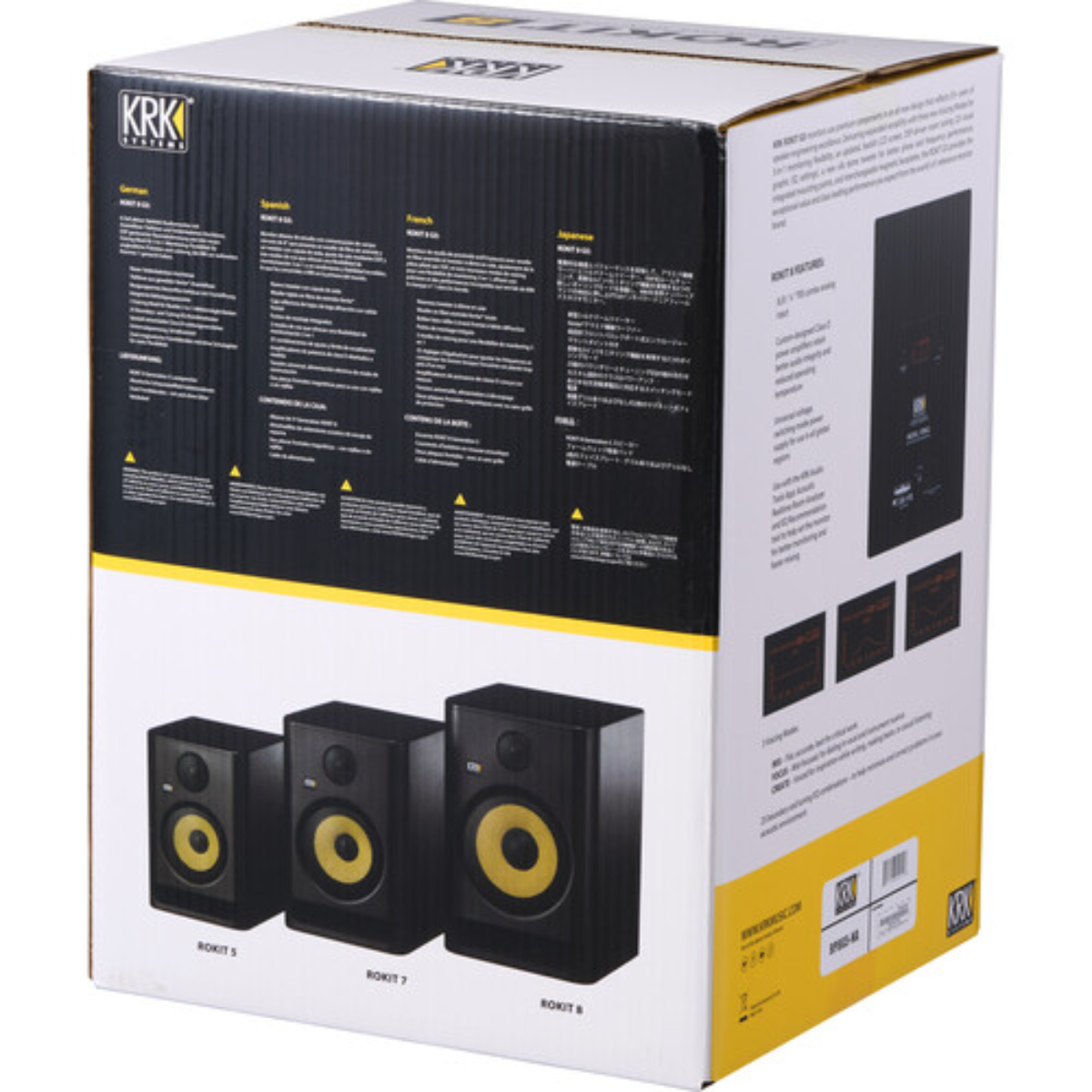 KRK ROKIT 8 G5 | 8in Kevlar Studio Monitor | 203W Active Speaker with DSP EQ