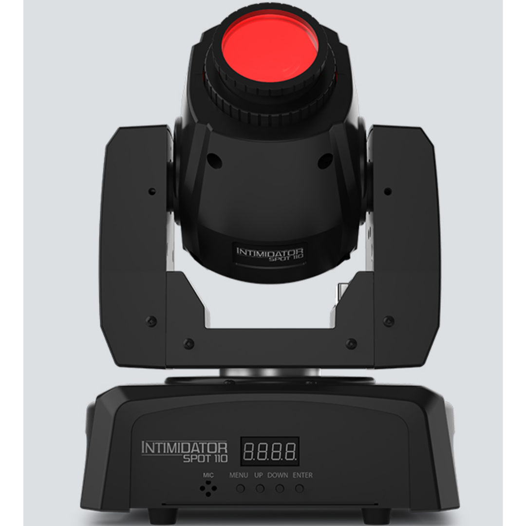 Chauvet DJ Intimidator Spot 110 | Compact LED Moving Head | Color & Gobo Wheels with Sound Activation