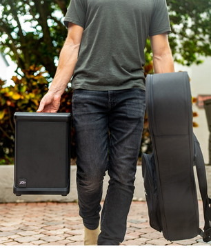 Peavey Solo Portable PA | 200W Battery-Powered System | Bluetooth Busking Speaker