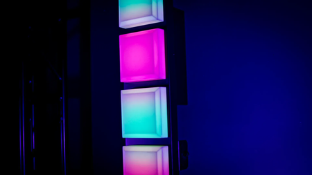 Blizzard Lighting InfiniPix Lil Spektro | Pixel-Mappable RGB Tower | 196 LEDs & Silent Fanless Design