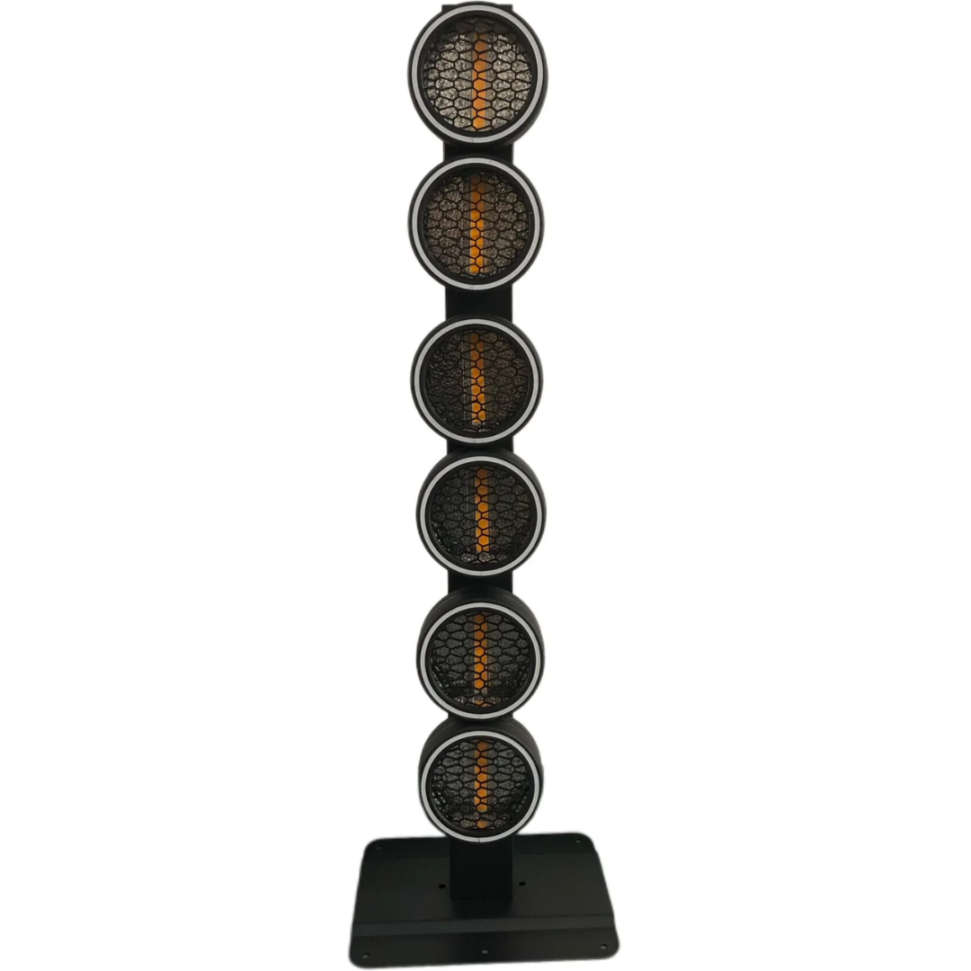 Crisp VINTAGE HALOX | 6×40W Warm White COB with RGB Halo | 135 FX & Infinite Rotation