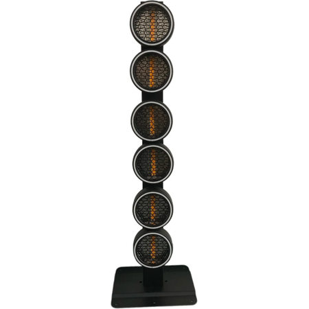 Crisp VINTAGE HALOX | 6×40W Warm White COB with RGB Halo | 135 FX & Infinite Rotation