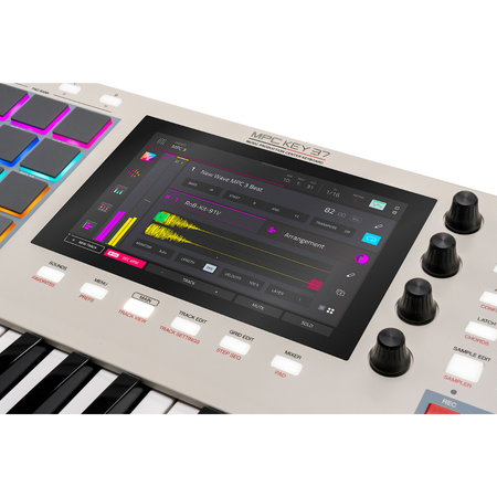 Akai MPC Key 37 G2 | Standalone Keyboard Workstation | 37-Key MPC3 Production Center