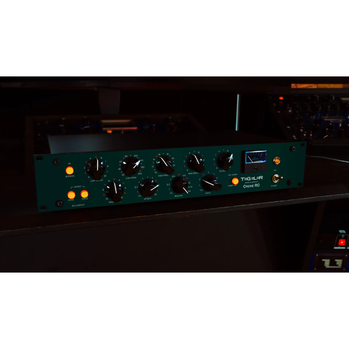 Tegeler Audio CREME RC | Remote Controllable Bus Compressor and EQ | Stereo Mastering Processor for Studio Use