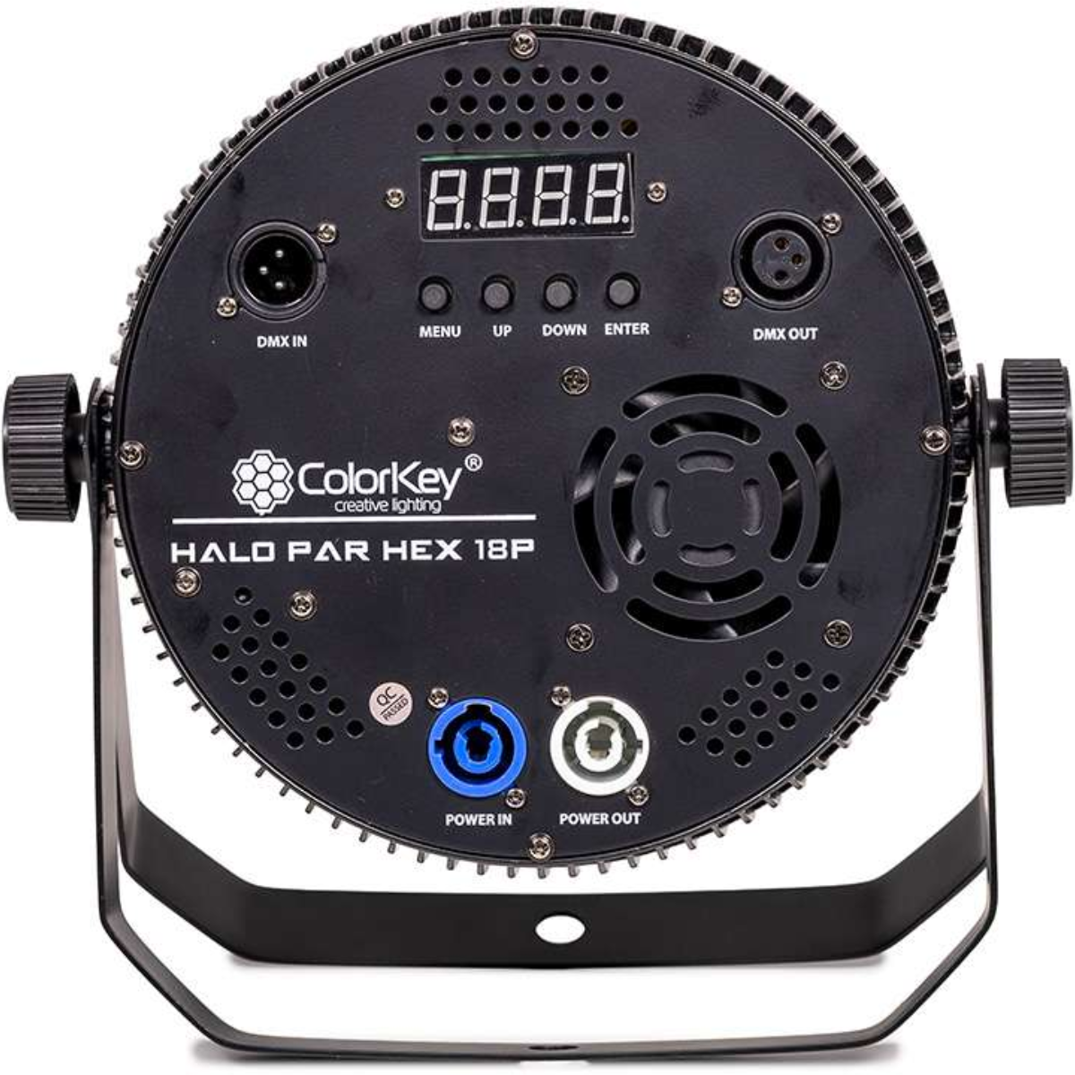 ColorKey Halo Par HEX 18P | 18x10W RGBWA+UV LEDs | 6-Zone Pixel Wash with 34-Zone Halo