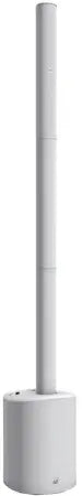 LD Systems MAUI 5 W | 800W Ultra-Portable Column PA | 4-Channel Mixer & Bluetooth - White