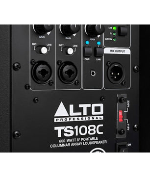 Alto Pro TS108C | 8in Sub - 123dB | 600W Column Array PA with Bluetooth & DSP
