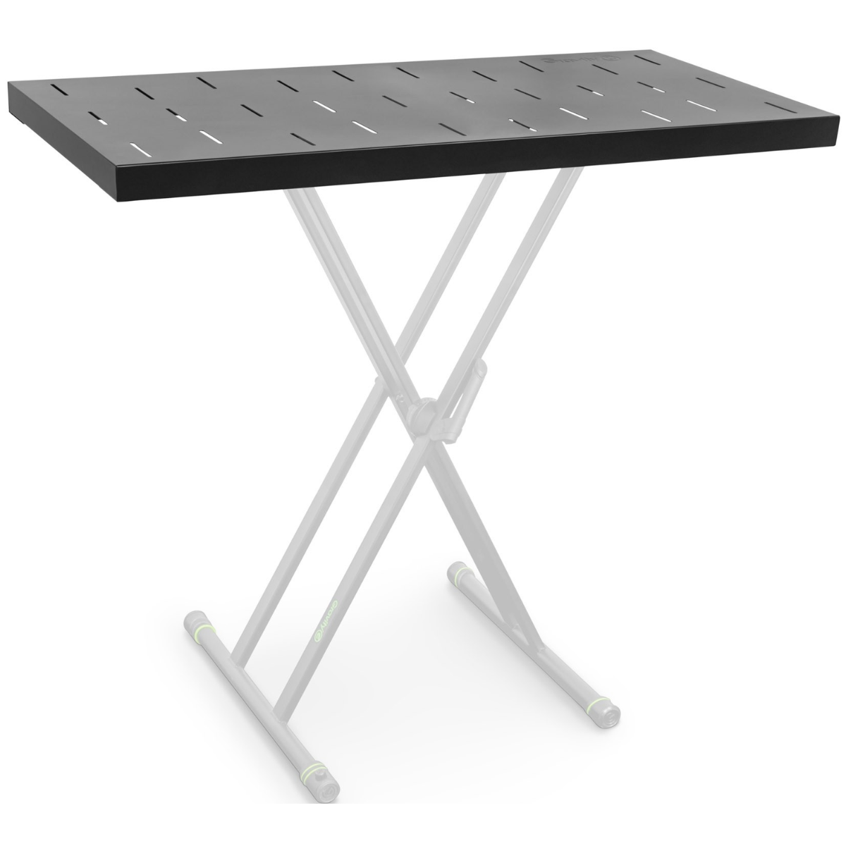 Gravity Stands KS RD 1 | Rapid Desk for X-Type Keyboard Stands | 1000mm Wide Steel Support Plate