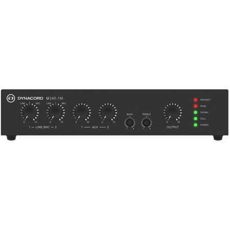Dynacord U240:1M | 240W Mixer Amplifier | 4 Ohm, 8 Ohm, 70V/100V Output