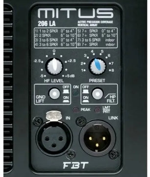 FBT Mitus 206LA | Dual 6.5in Woofers - 134dB