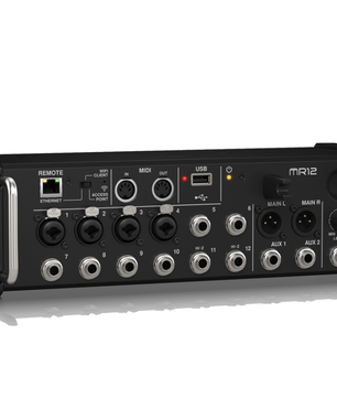 Midas MDS-MR12| 12-Input Tablet-Controlled Digital Mixer | 4 PRO Mic Pres + Built-In WiFi