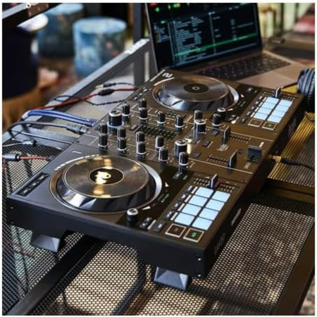 Hercules DJControl Inpulse 500 | 2-Deck Controller with Audio Interface | RGB Pads & Hardware Input Mixer
