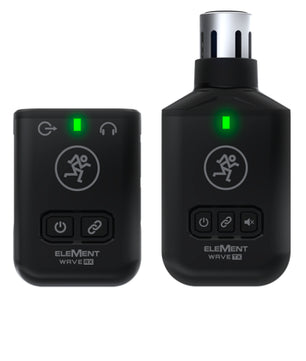 Mackie EleMent Wave XLR | Plug-On Wireless System | 230ft Range with Gain, Mute & Headphone Out