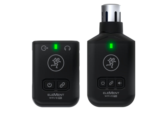 Mackie EleMent Wave XLR | Plug-On Wireless System | 230ft Range with Gain, Mute & Headphone Out