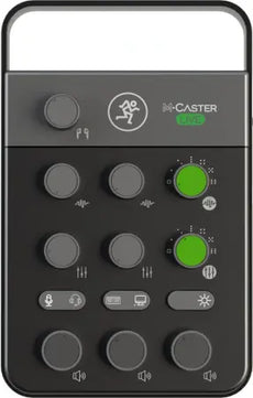 Mackie M-Caster Live | Portable Streaming Mixer | USB & Smartphone I/O with FX and RGB Lighting