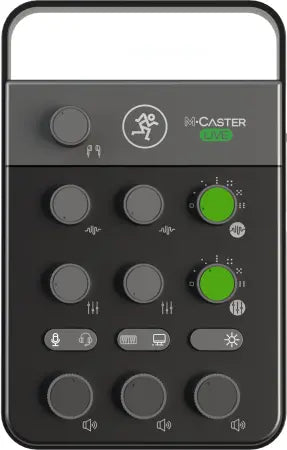 Mackie M-Caster Live | Portable Streaming Mixer | USB & Smartphone I/O with FX and RGB Lighting