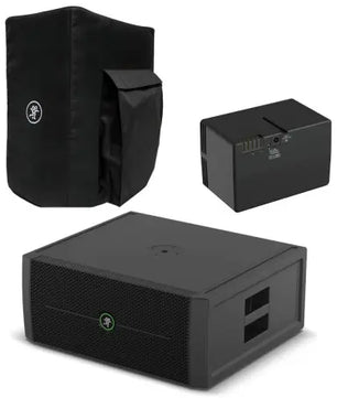 Mackie ThumpSub GO Package | Battery-Powered Sub with Cover | Extra Battery for Extended Playtime