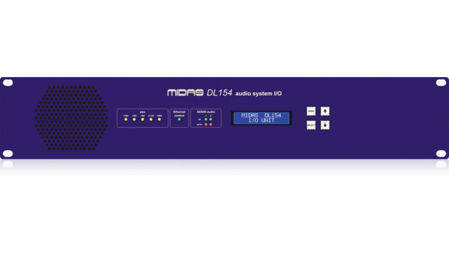 Midas MDS-DL154 | 8x16 Digital Stage Box | 48/96kHz Operation with Remote CAT5 Control