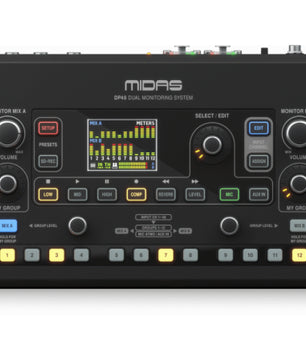 Midas MDS-DP48 | Dual 48-Channel Personal Monitor Mixer | 12 Stereo Groups + SD Recording