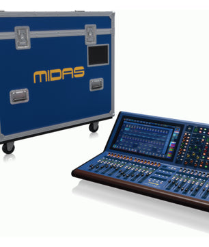 Midas MDS-HD96-24-CC-TP | Heritage-D Console with Touring Flight Case | AI Mixing & Graviton Mk2 Engine