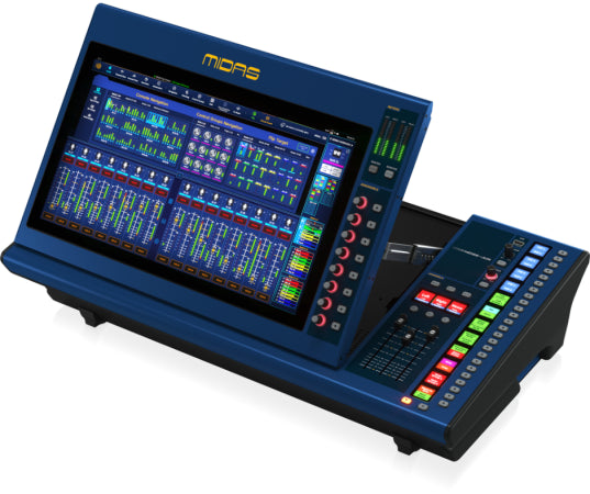 Midas MDS-HD96-AIR-CC-TP | Portable Digital Console in Travel Case | 144-Channel Mixer with Touchscreen