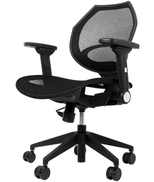 Wavebone Voyager I Studio Chair Mesh | Compact Ergonomic Studio Chair | Foldable Arms & Breathable Mesh