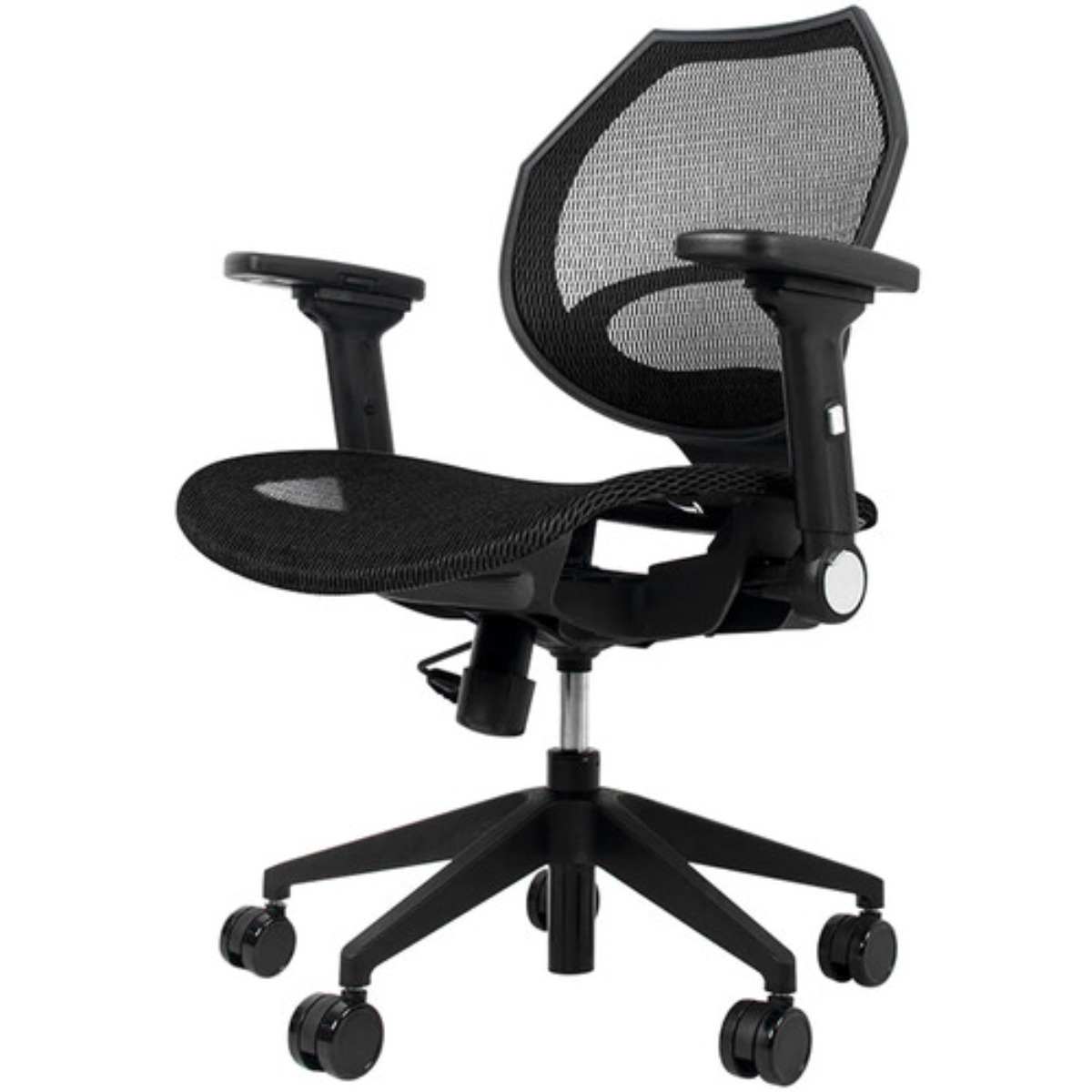Wavebone Voyager I Studio Chair Mesh | Compact Ergonomic Studio Chair | Foldable Arms & Breathable Mesh