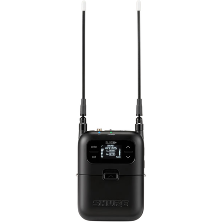 Shure SLXD35+-G57 | Plug-On Wireless for XLR Mics | 138MHz Tuning & ShowLink Control