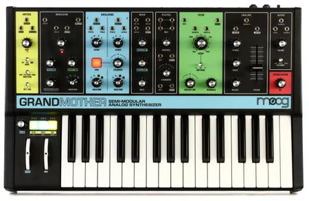 Moog Grandmother | 32-Key Analog Synth | Semi-Modular with Spring Reverb